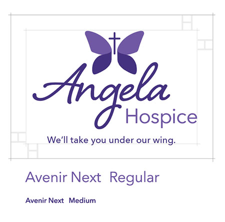 Angela Hospice Logo Style