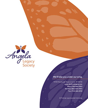 Angela Hospice Print Orange