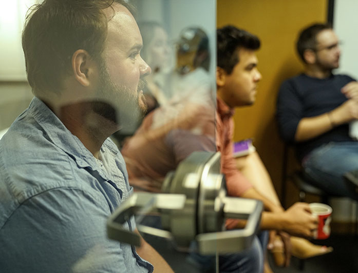 Media Team in a meeting