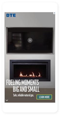 DTE Fueling Moments ad on phone