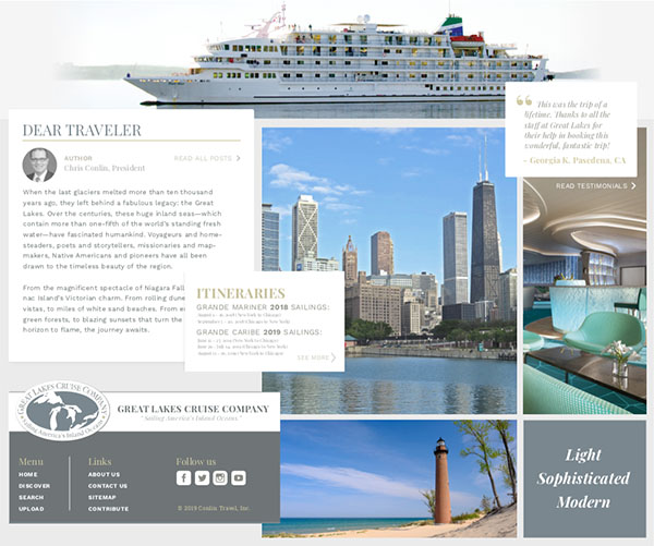 Great Lakes Cruise Company Style Tile