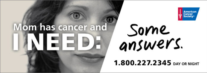 American Cancer Society - Answers poster