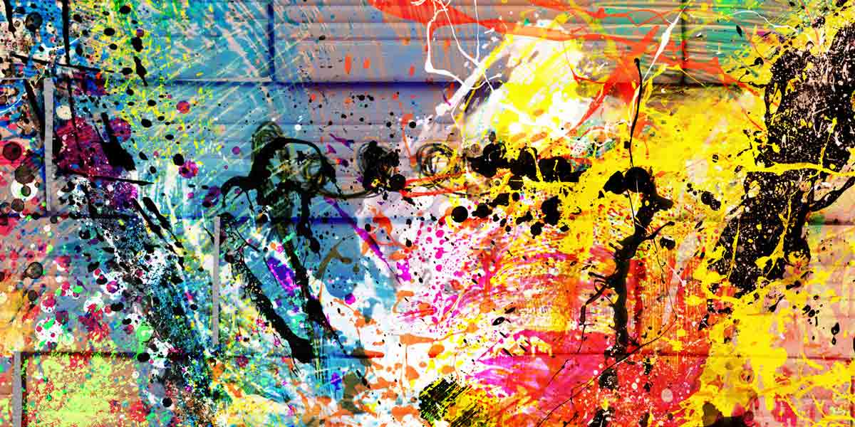 Abstract paint