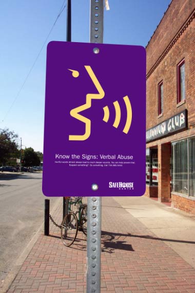 Safehouse - Know the Signs: Abuse sign