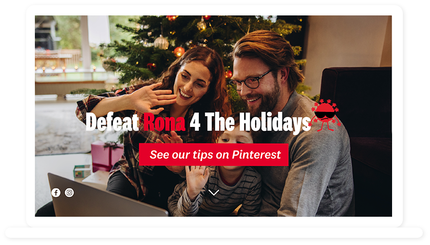 Rona4Real website on desktop