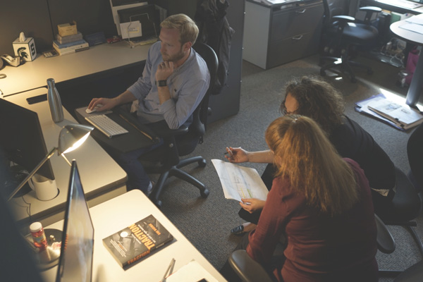 coworkers collaborating