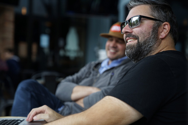 Ryan and Joe smiling