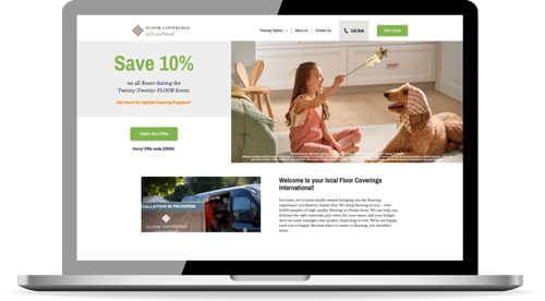 Floor Coverings International microsite