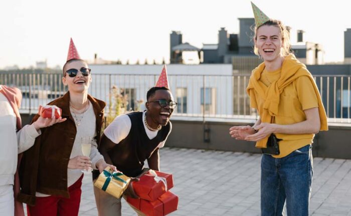 Gen Z celebrating