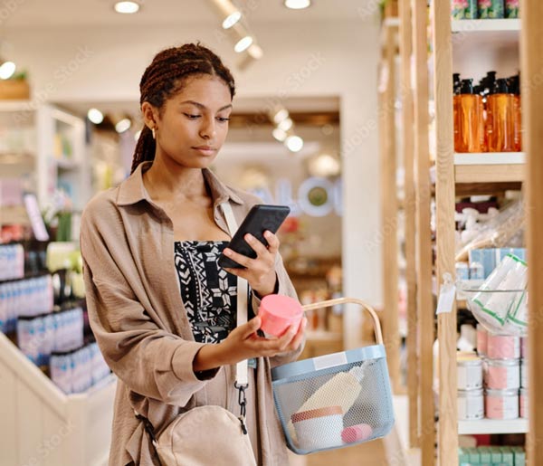 Woman shopping