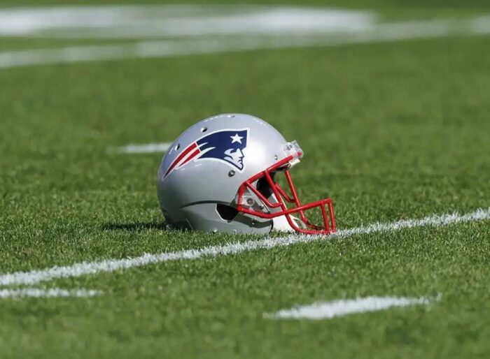 New England Patriots helmet