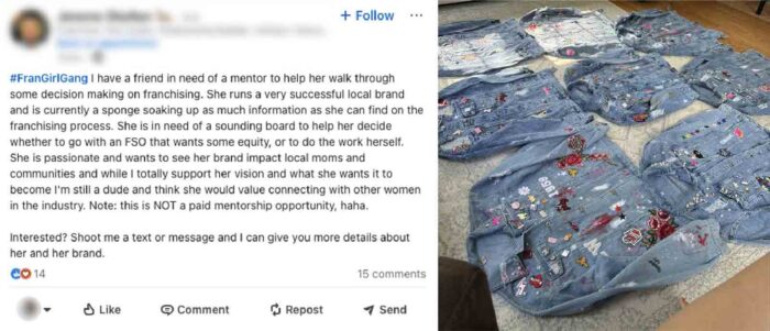 Fran Girl Gang Facebook post