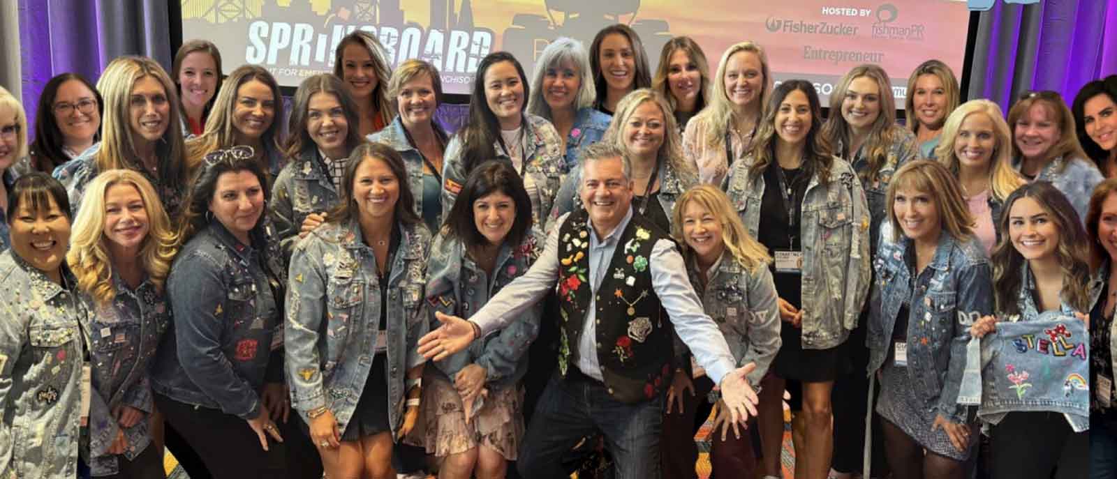 Women in denim jackets