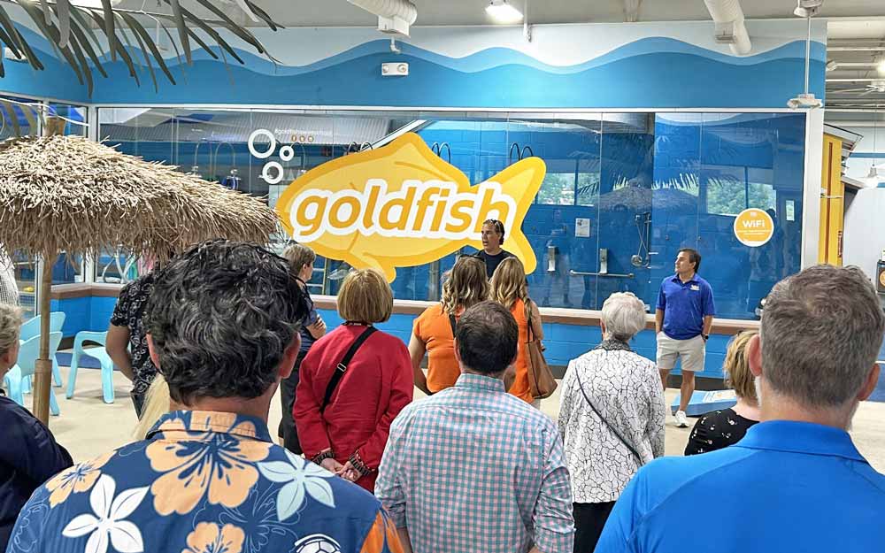 Gold Fish Swim Schools during FBN Crawl