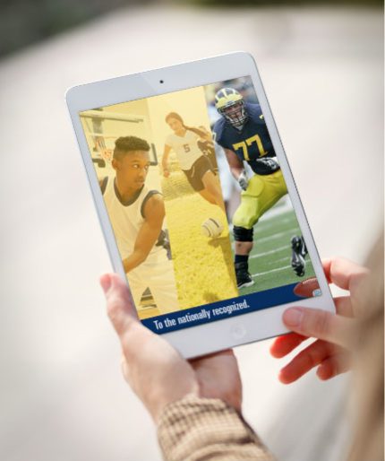 MCHAMP on tablet
