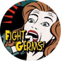University of Michigan Wash Hands campaign -Fight Germs! poster